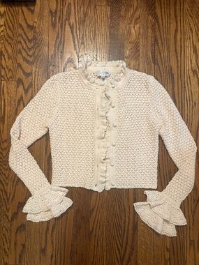 NEW CHRISTY LYNN vivian cardigan in beige